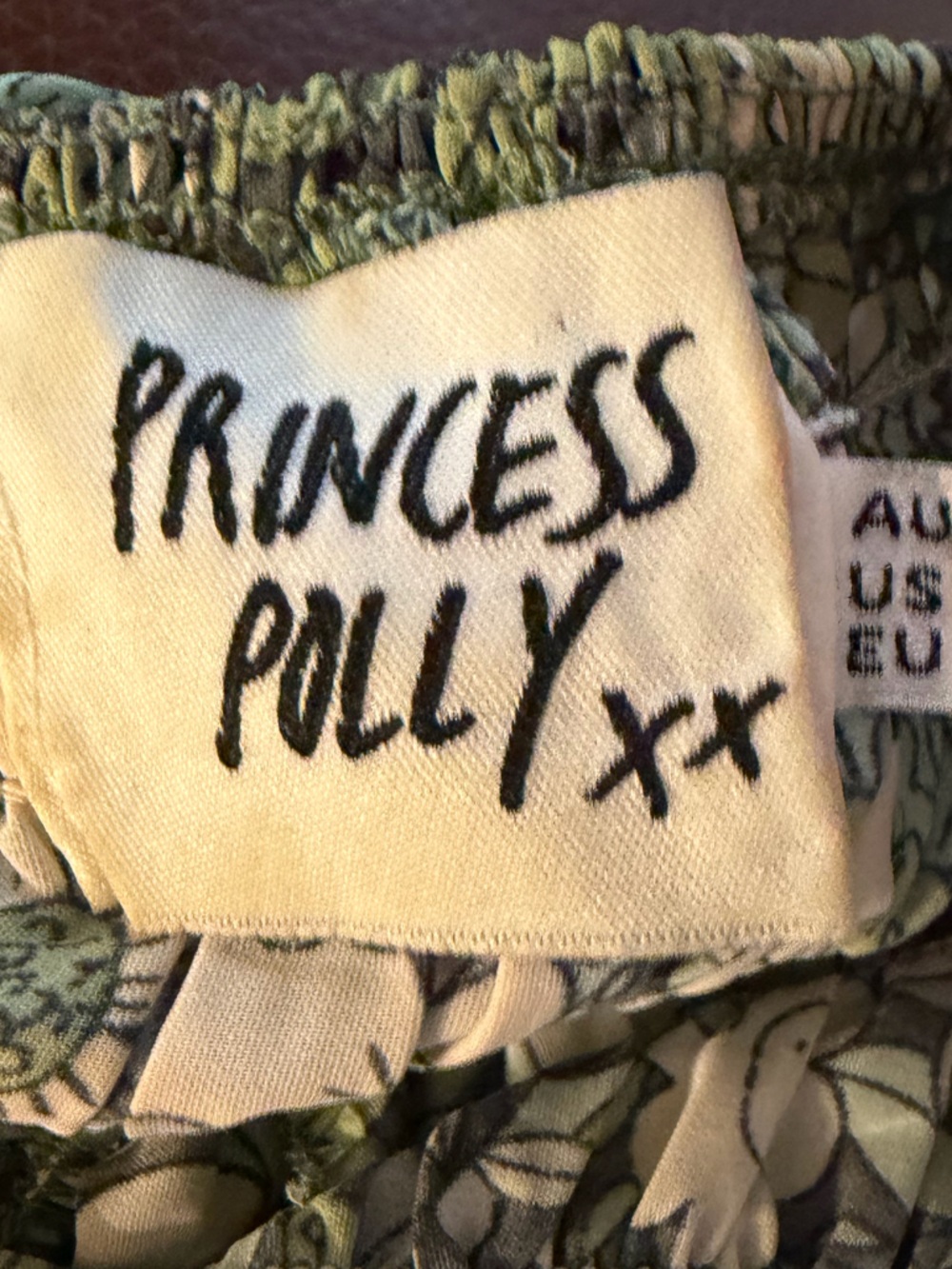 Princess Polly Green Floral Dress - Picture 6 of 6